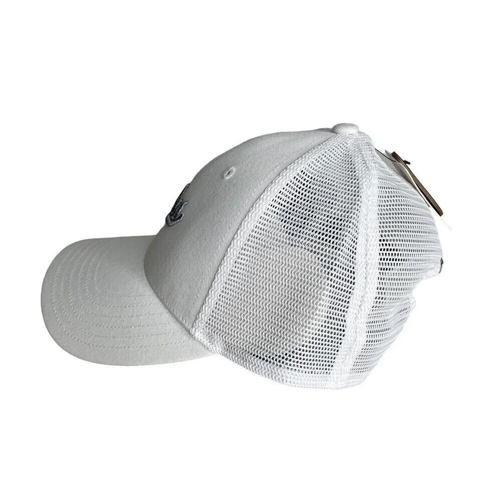 Adidas Women White Mesh Trucker Hat Aeroready Mesh Baseball Cap Golf tennis‎ NWT